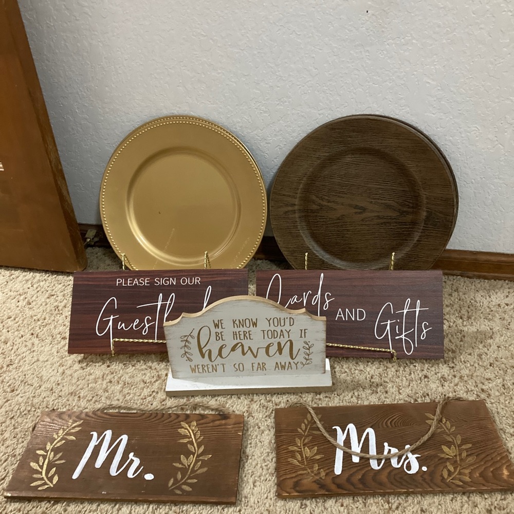Wedding items list 1